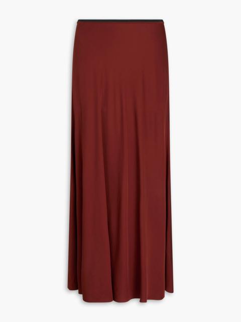 DIANE VON FURSTENBERG Malik satin midi skirt