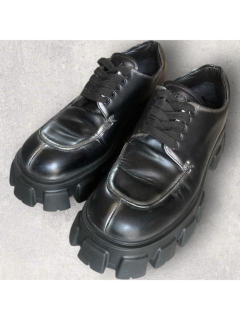 Prada Prada Monolith Lace Shoes