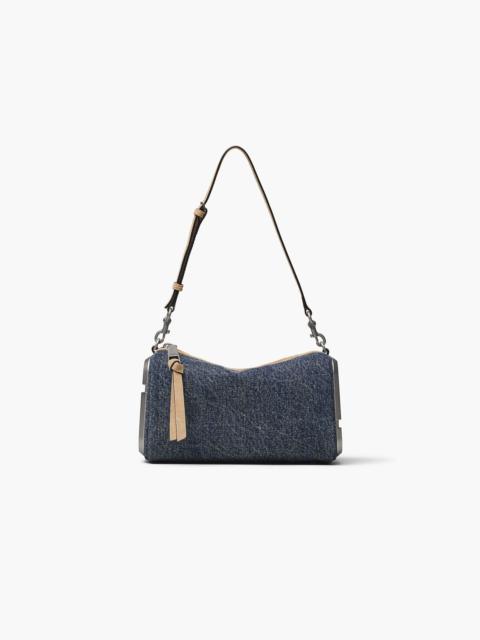 Marc Jacobs THE DENIM SUEDE SNAPSHOT SHOULDER BAG