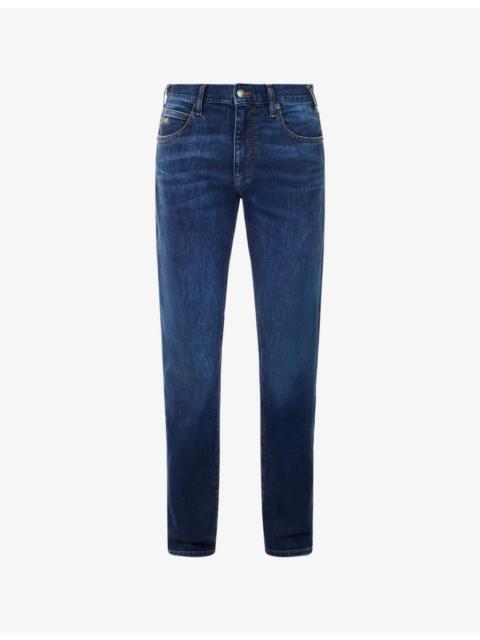 EMPORIO ARMANI J45 Regular-Fit Stretch-Denim Jeans
