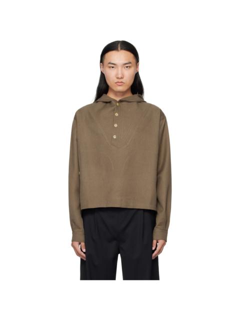 Kiko Kostadinov Brown Slatina Hoodie
