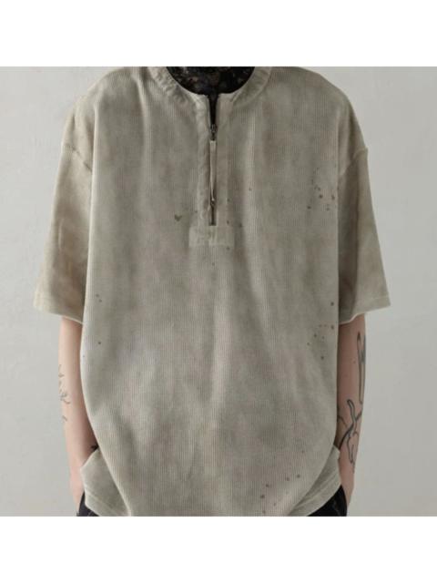 Professor E 25SS shirt  Aged Henley Dusted Beige size L