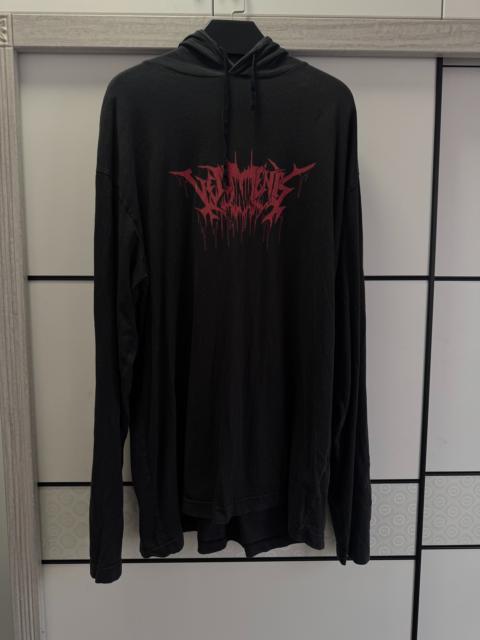 VETEMENTS Vetements 18SS Blood-Drop Sanskrit Sweatshirt