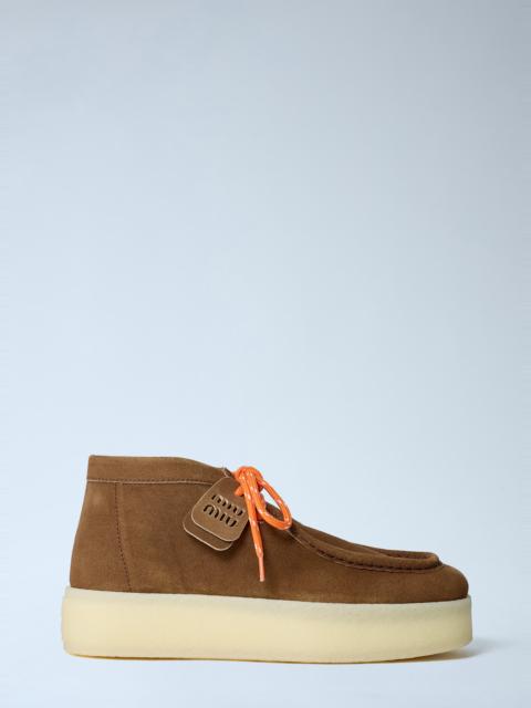 Miu Miu Suede Ankle Boots