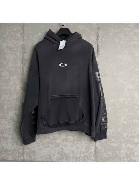 BALENCIAGA Balenciaga Unity Logo Black Hoodie