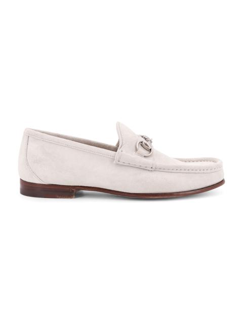 Suede Loafers With Iconic Horsebit