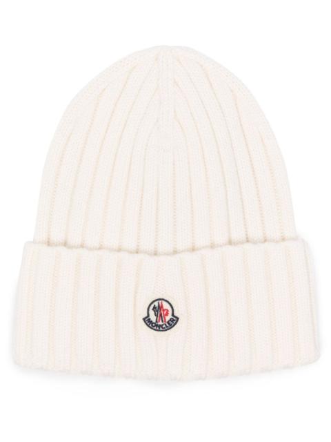 Moncler Moncler Women Logo Wool Beanie