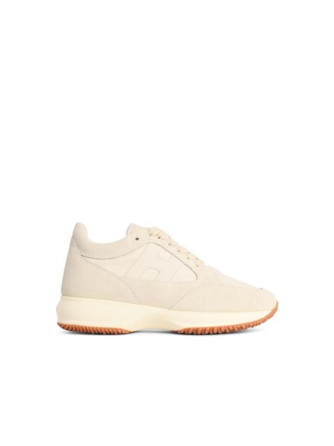 HOGAN Hogan 'HOGAN Interactive' Ivory Suede Sneakers