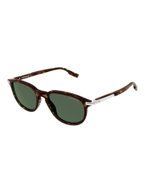 Montblanc Montblanc Green Oval Men's Sunglasses MB0276S 002 52