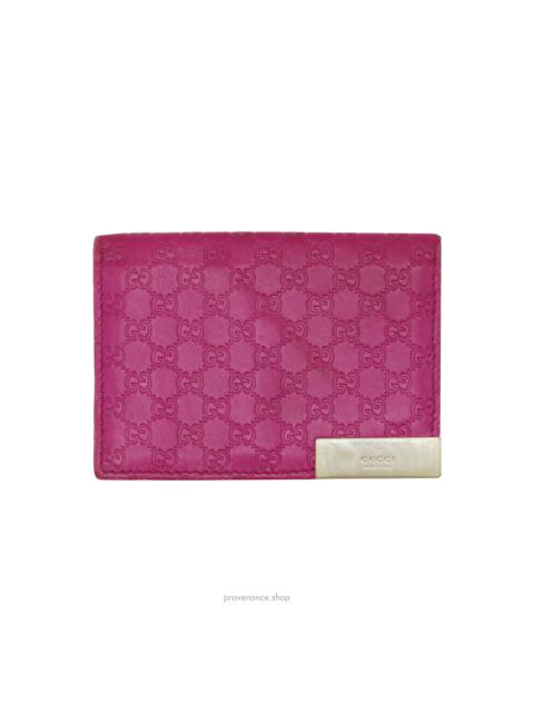 GUCCI Gucci Pocket Organizer Wallet - Fuchsia MicroGuccissima