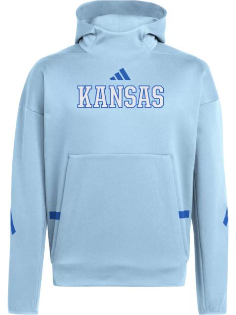 adidas adidas Men's Kansas Jayhawks Light Blue Z.N.E. Pullover Hoodie