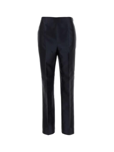 Other Designers Alberta Ferretti Women Blue Georgette Pant