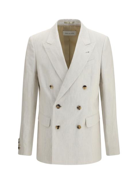 Dries Van Noten Dries Van Noten Barry Blazer In A Cotton And Linen Herringbone Blend