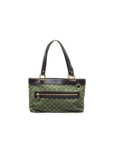 Louis Vuitton Khaki Green Monogram Mini Lin Lucille PM Bag