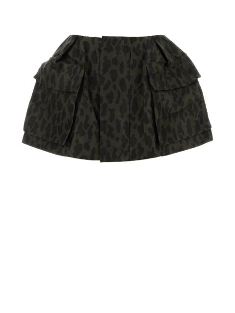 Sacai Women Printed Polyester Shorts