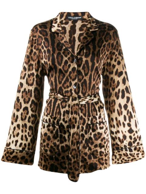 Dolce & Gabbana Dolce & Gabbana Women Leopard-Print Shirt