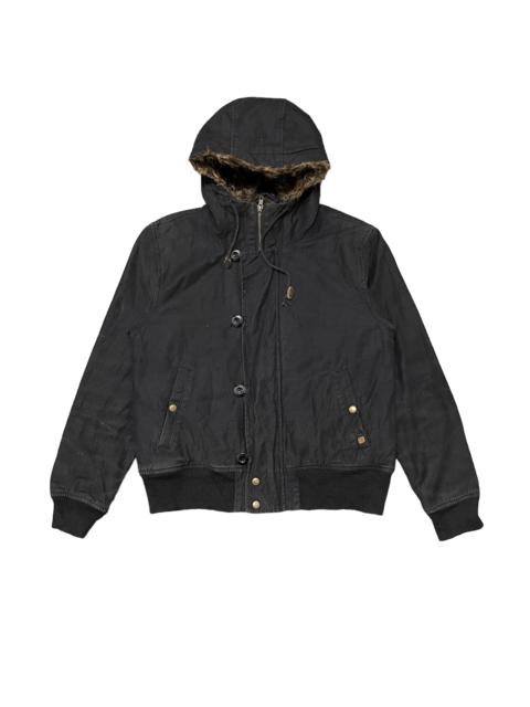 Other Designers Vintage Billabong Military Style Hooded Jacket