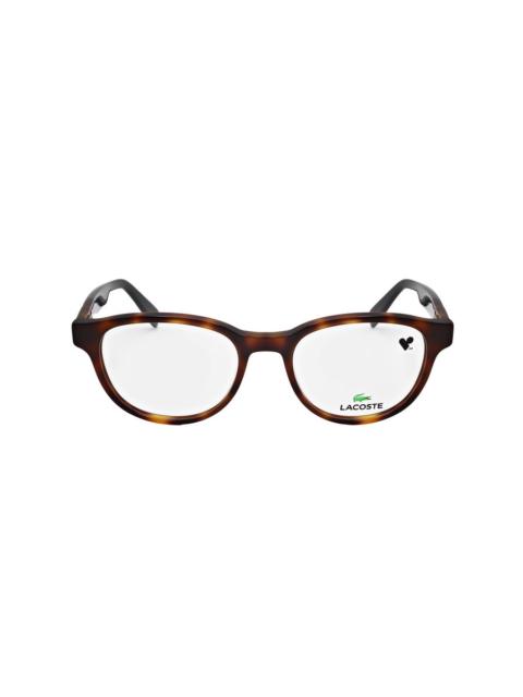LACOSTE Lacoste Men's Brown Rectangular Eyeglass Frames L2921