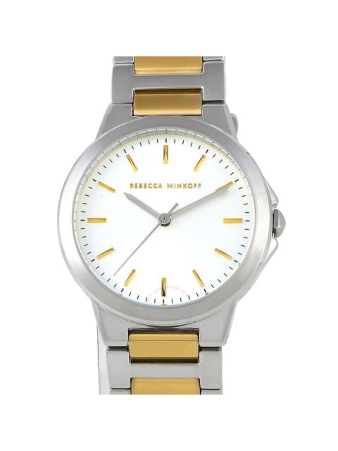 Other Designers Rebecca Minkoff Cali Quartz Silver White Dial Ladies Watch 2200323