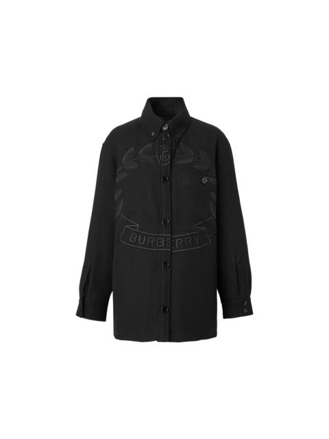 Burberry Embroidered Layered Jacket