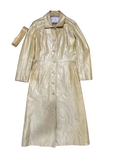 Other Designers Issey Miyake by Tsumori Chisato Leather Long Coat