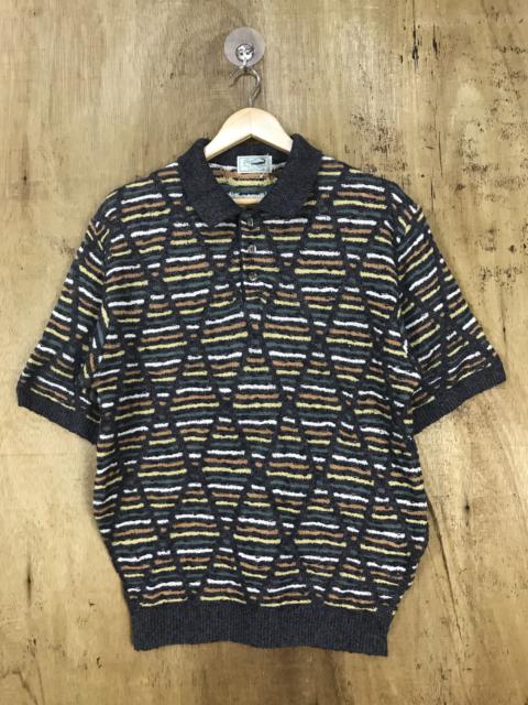 Other Designers Japanese Brand - Crocodile Lined Striped Multicolor Knit Shirt