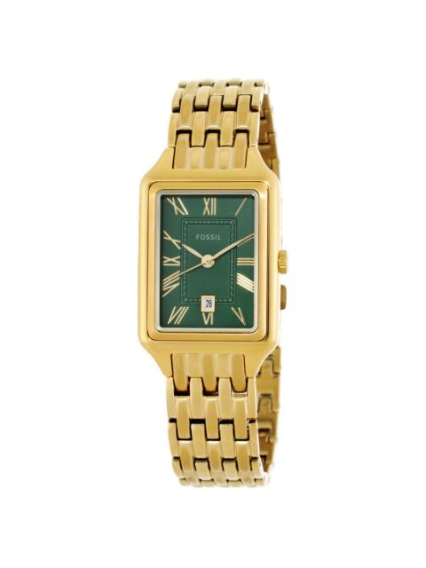 Other Designers Fossil Raquel Quartz Green Dial Ladies Watch ES5452