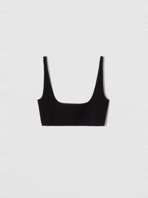 BY FAR BRANKA BRALETTE BLACK MARTINICA VISCOSE