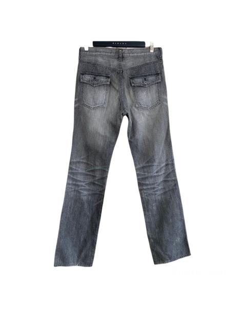 Other Designers Japanese Brand ABAHOUSE Distressed Jeans Black lightwash