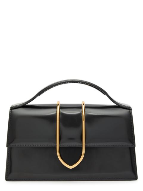 JACQUEMUS Jacquemus Le Grand Bambino Glossed Leather top Handle bag