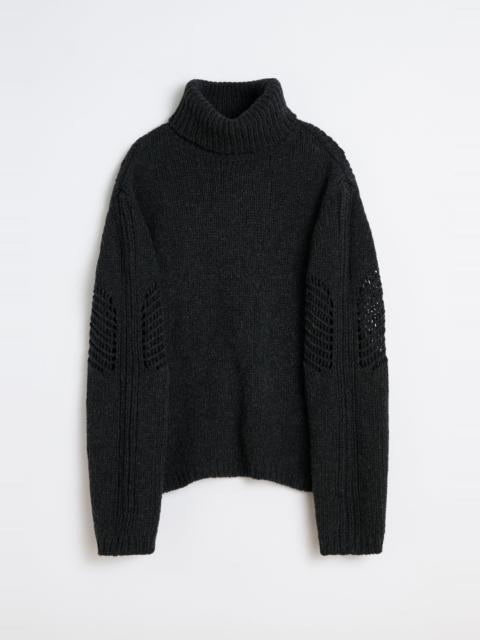 Our Legacy Cage Rollneck Charcoal Low Twist Merino