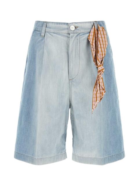 Marni Marni Men Denim Bermuda Shorts