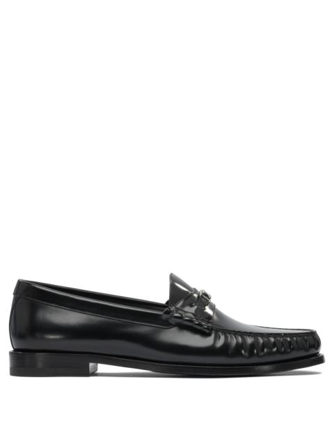CELINE Celine Men's Black Leather Loafers