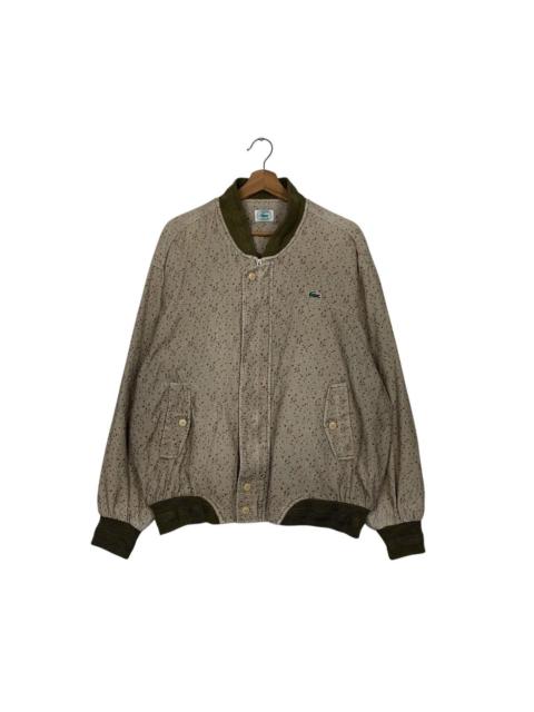 LACOSTE 90’s IZOD LACOSTE Speckled Pattern Bomber Jacket #2827-C127
