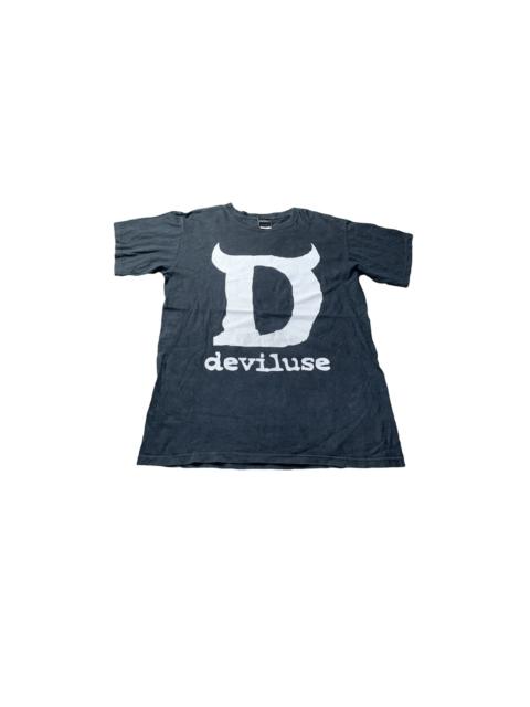 Other Designers Japanese Brand - Deviluse Spell Out Tee Devil Flag Logo