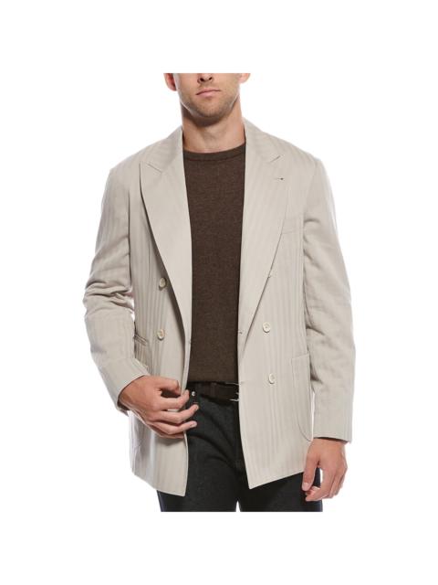 Brunello Cucinelli Brunello Cucinelli Silk-Blend Blazer
