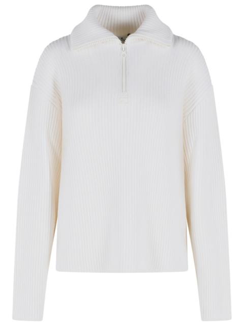 courrèges Courreges White Merino Wool Sweater Women