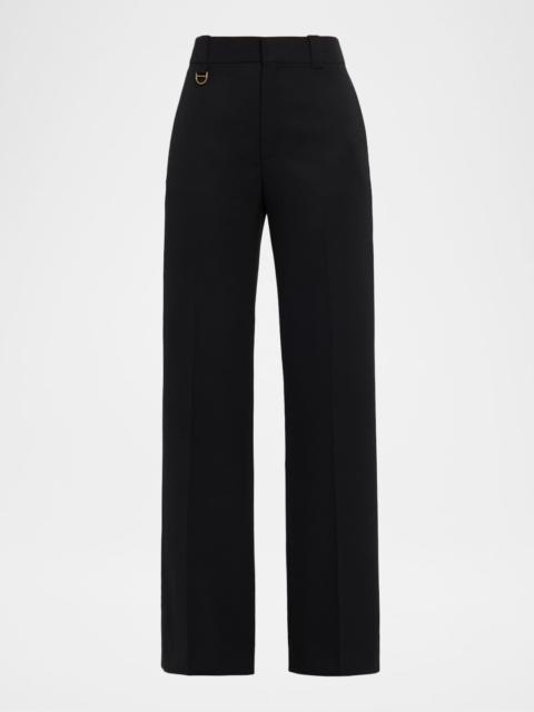 Chloé Tailored Stretch Wool Trousers