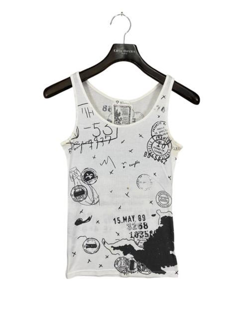 Other Designers Vintage takeo kikuchi fullprinted tanktop/sleeveless