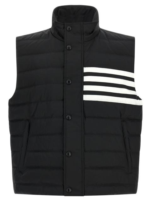 Thom Browne 4 Bar Gilet White/Black