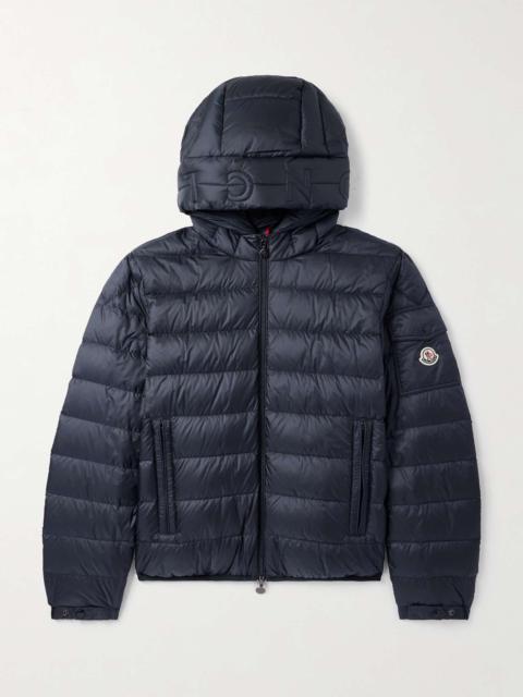 Najan Logo-Appliquéd Quilted Shell Hooded Down Jacket