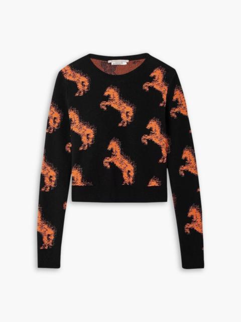 Stella McCartney Jacquard-knit sweater
