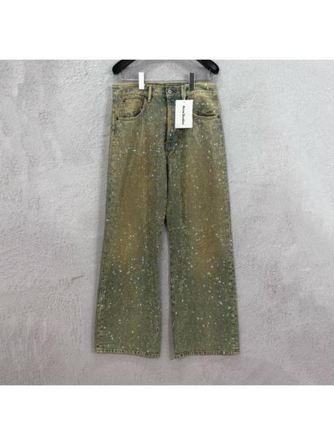 Acne Studios Acne Studios Loose Fit Crystal Studs Jeans