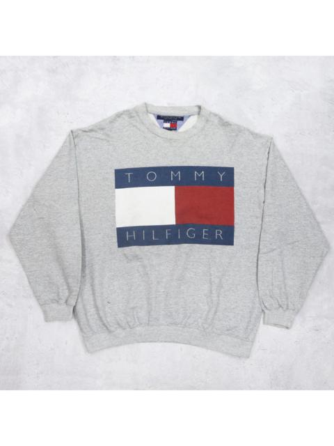 Other Designers Vintage 90s TOMMY HILFIGER Big Logo Sweater Sweatshirt Pullover Jumper