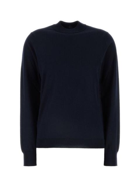 Maison Margiela Women Midnight Blue Wool Sweater