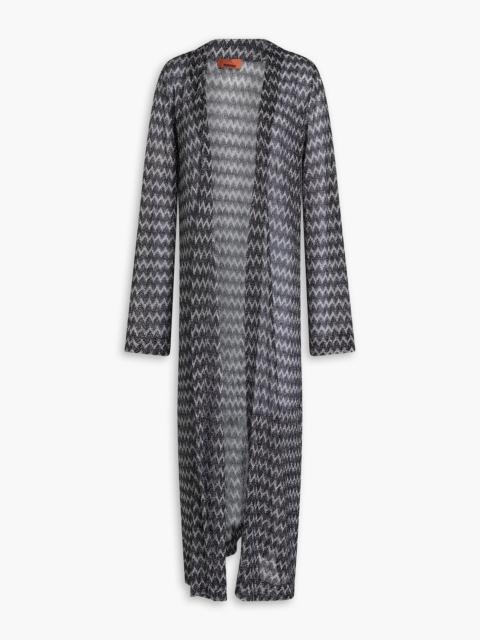 Missoni Metallic crochet-knit cardigan