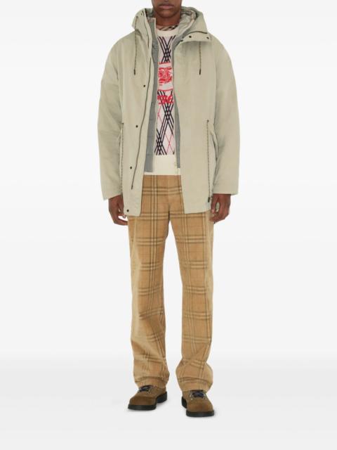 Burberry layered parka