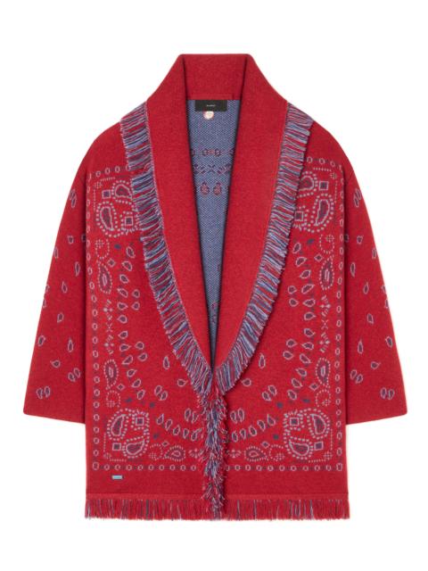 Alanui Bandana Jacquard Cardigan