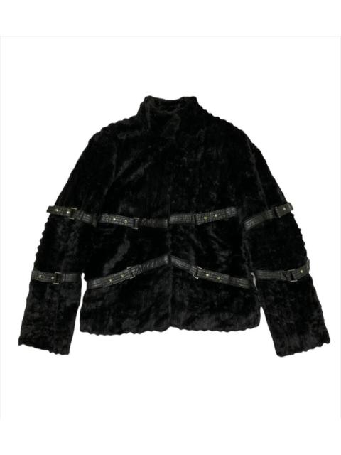 Other Designers Furs By Joseph Faux Fur Bondage Cropped Jacket