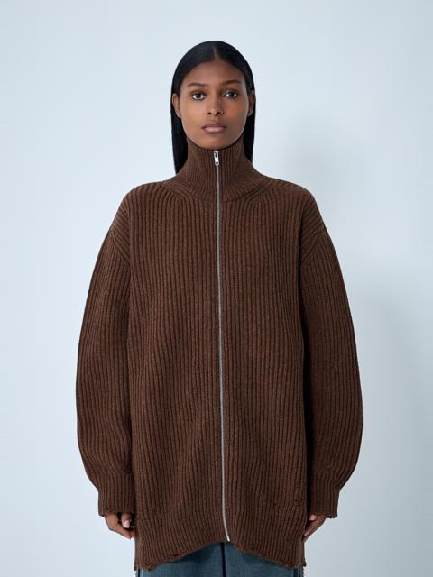 MM6 Maison Margiela Ribbed Knit Jacket